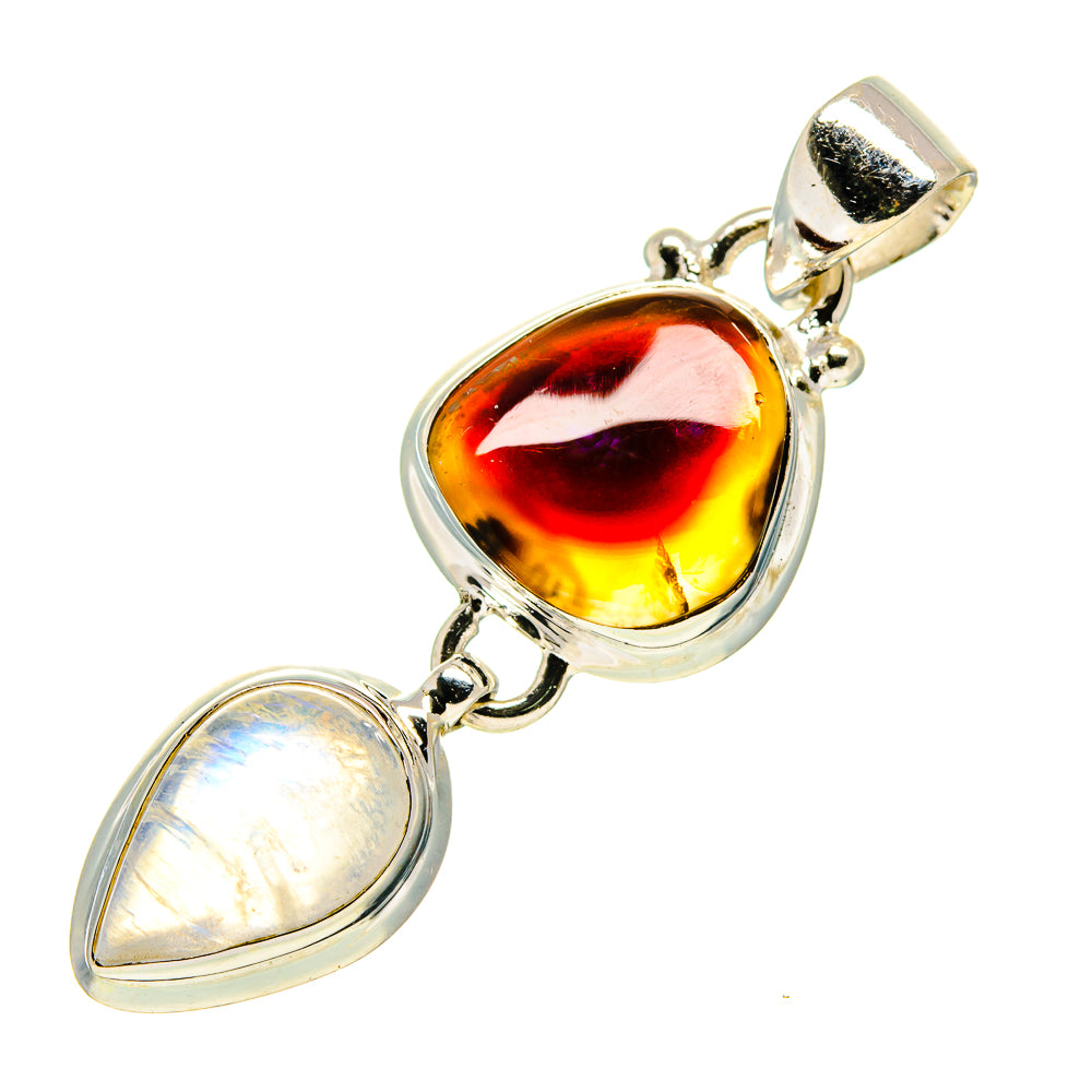 Mexican Fire Agate Pendants handcrafted by Anasilvercos - PD759440