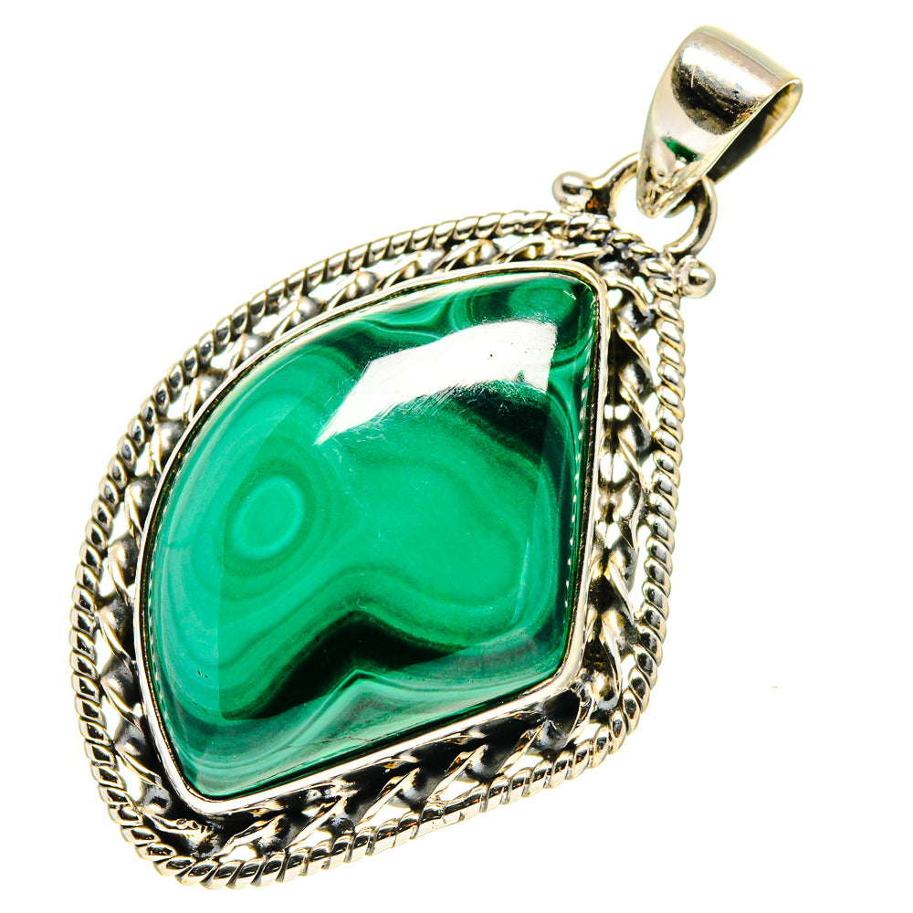Malachite Pendants handcrafted by Anasilvercos - PD759460
