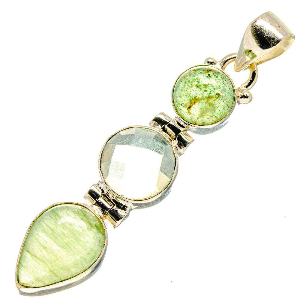 Prehnite Pendants handcrafted by Anasilvercos - PD759502