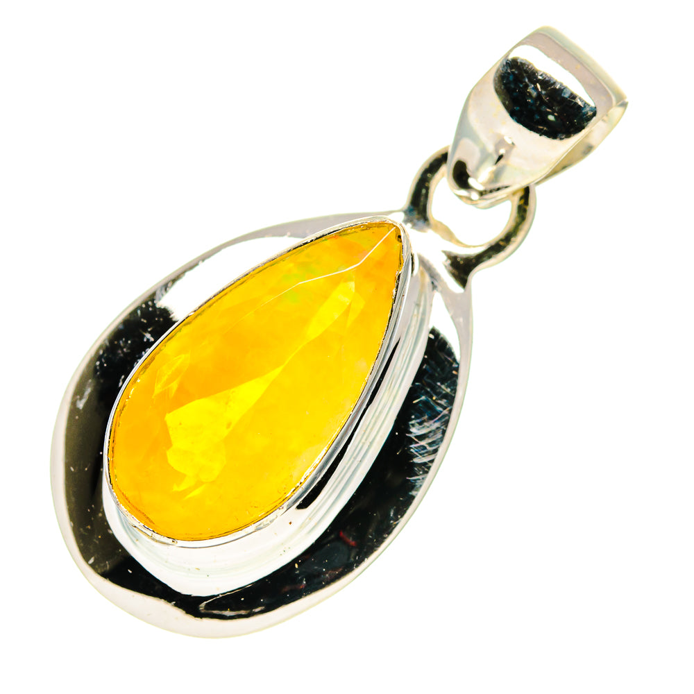 Ethiopian Opal Pendants handcrafted by Anasilvercos - PD759505