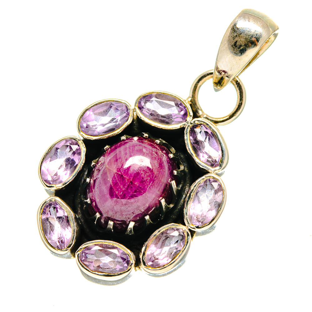 Star Ruby Pendants handcrafted by Anasilvercos - PD759515
