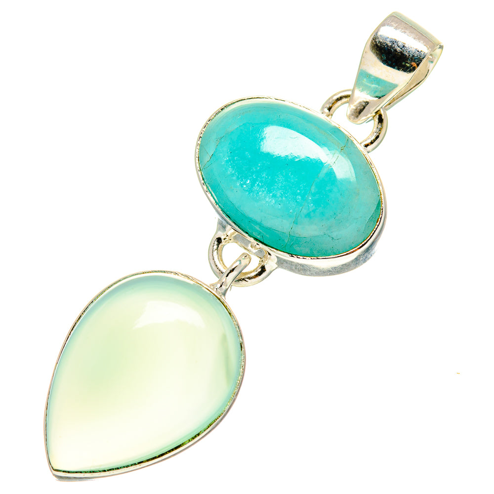 Prehnite Pendants handcrafted by Anasilvercos - PD759521