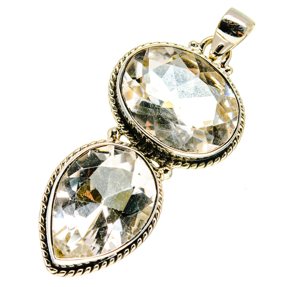 White Quartz Pendants handcrafted by Anasilvercos - PD759531