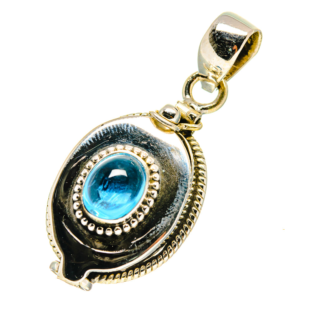 Blue Fluorite Pendants handcrafted by Anasilvercos - PD759538