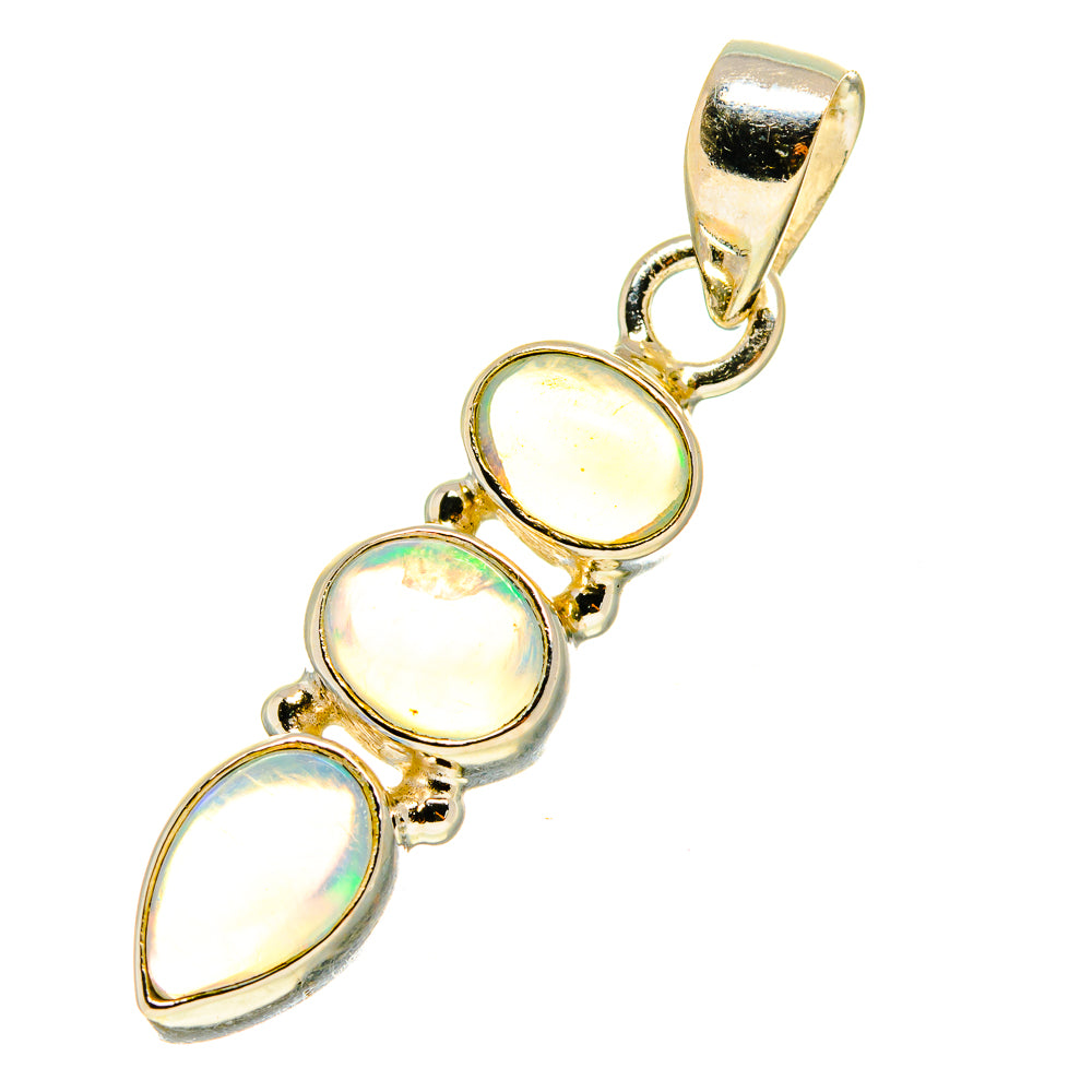 Ethiopian Opal Pendants handcrafted by Anasilvercos - PD759569