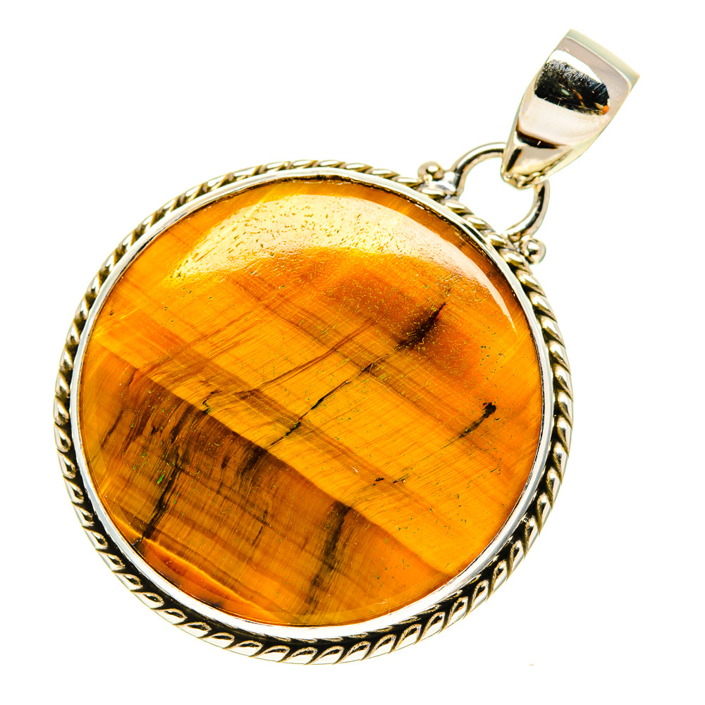 Tiger Eye Pendants handcrafted by Anasilvercos - PD759898