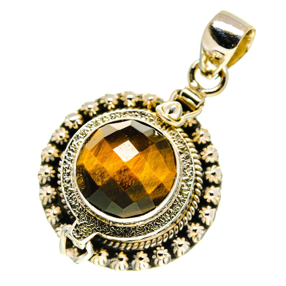 Tiger Eye Pendants handcrafted by Anasilvercos - PD759906