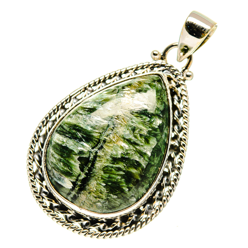 Seraphinite Pendants handcrafted by Anasilvercos - PD759907