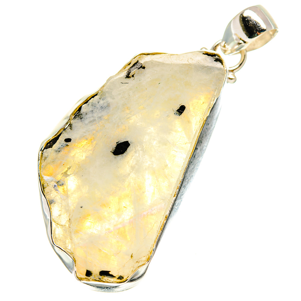 Rainbow Moonstone Pendants handcrafted by Anasilvercos - PD759910