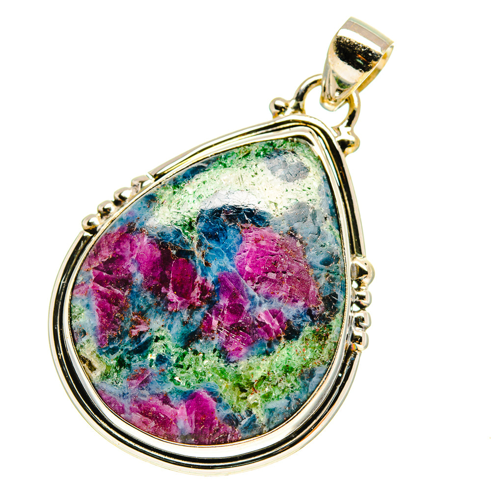 Ruby Fuchsite Pendants handcrafted by Anasilvercos - PD759917