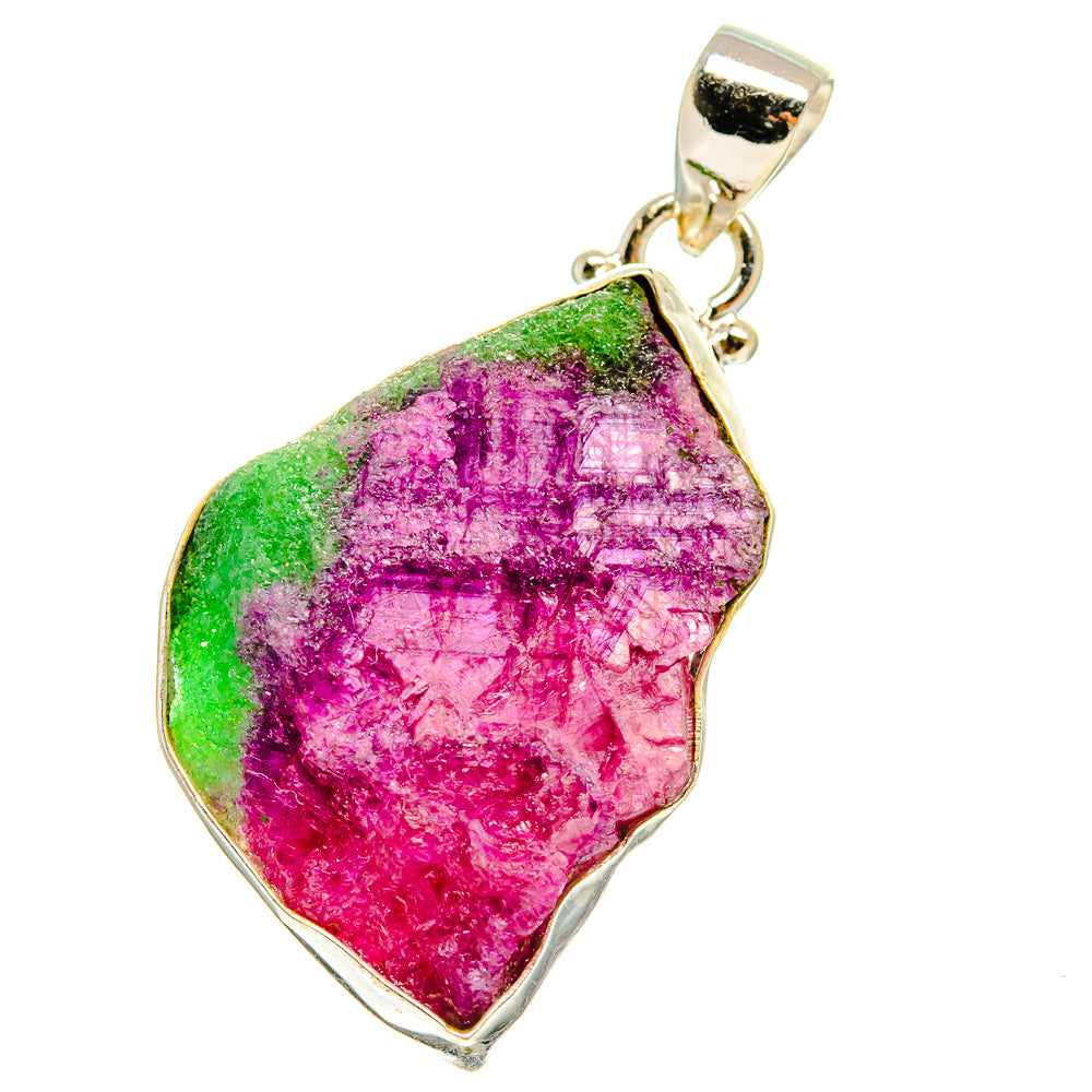 Ruby Zoisite Pendants handcrafted by Anasilvercos - PD759918