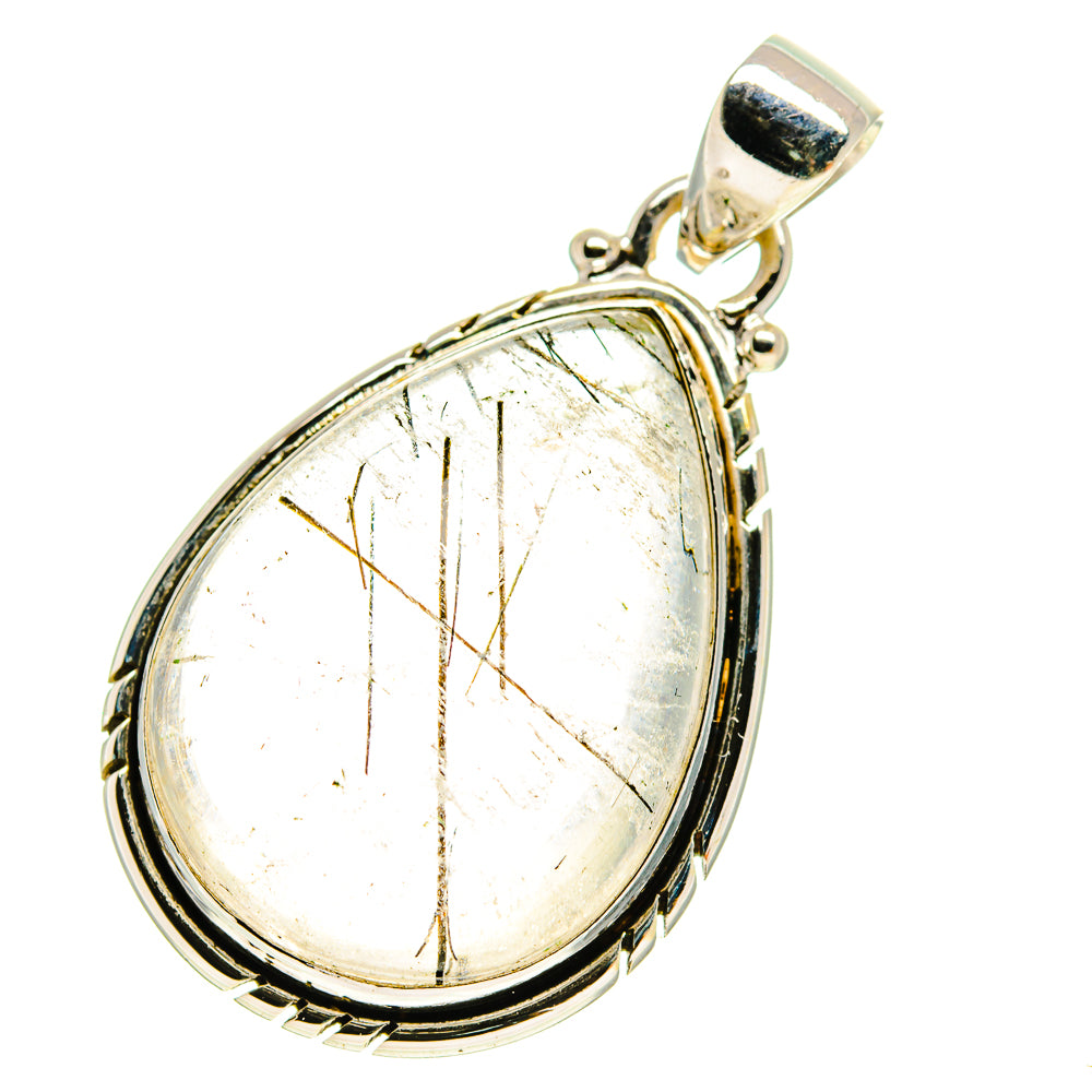 Tourmalinated Quartz Pendants handcrafted by Anasilvercos - PD759924