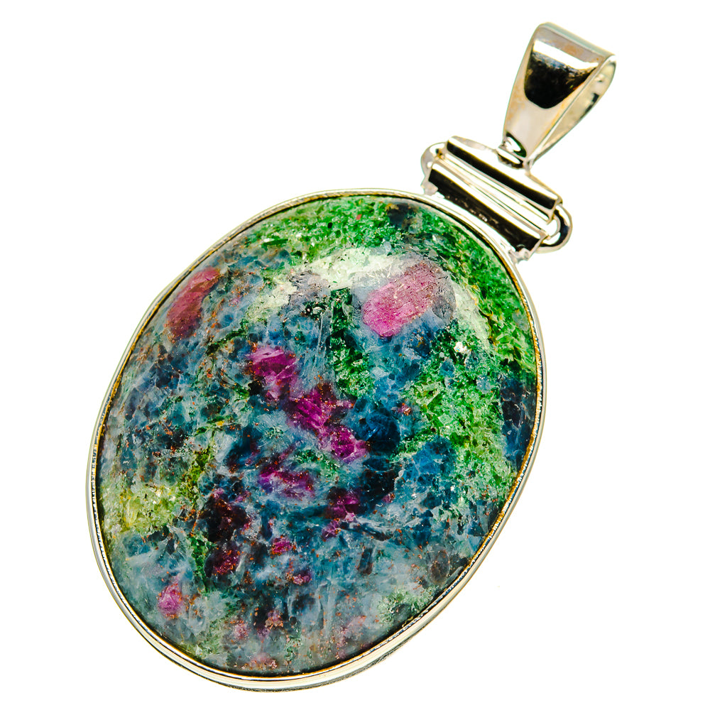 Ruby Fuchsite Pendants handcrafted by Anasilvercos - PD759926