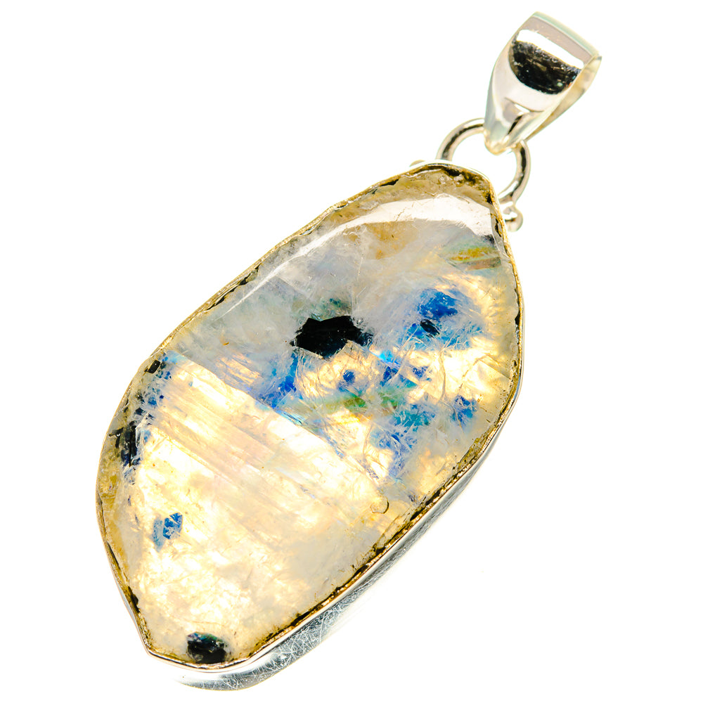 Rainbow Moonstone Pendants handcrafted by Anasilvercos - PD759927
