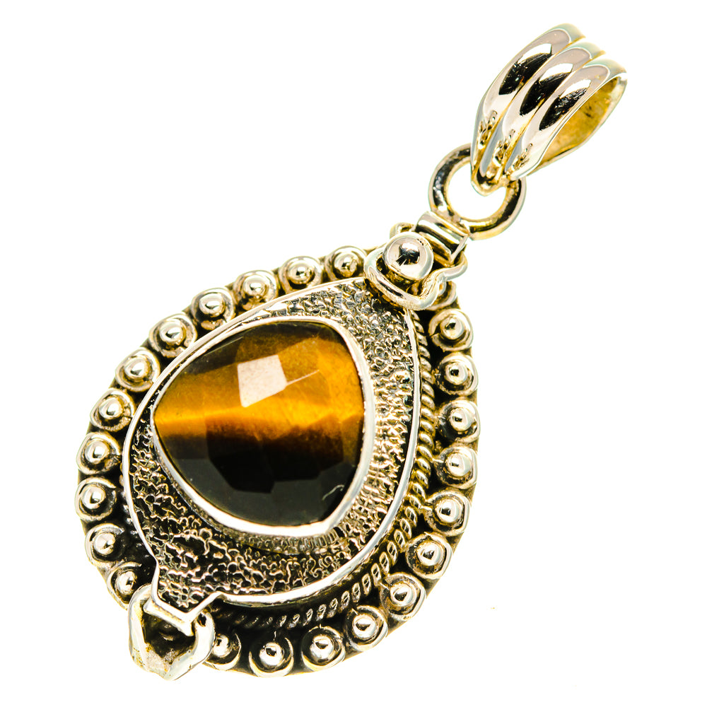 Tiger Eye Pendants handcrafted by Anasilvercos - PD759930