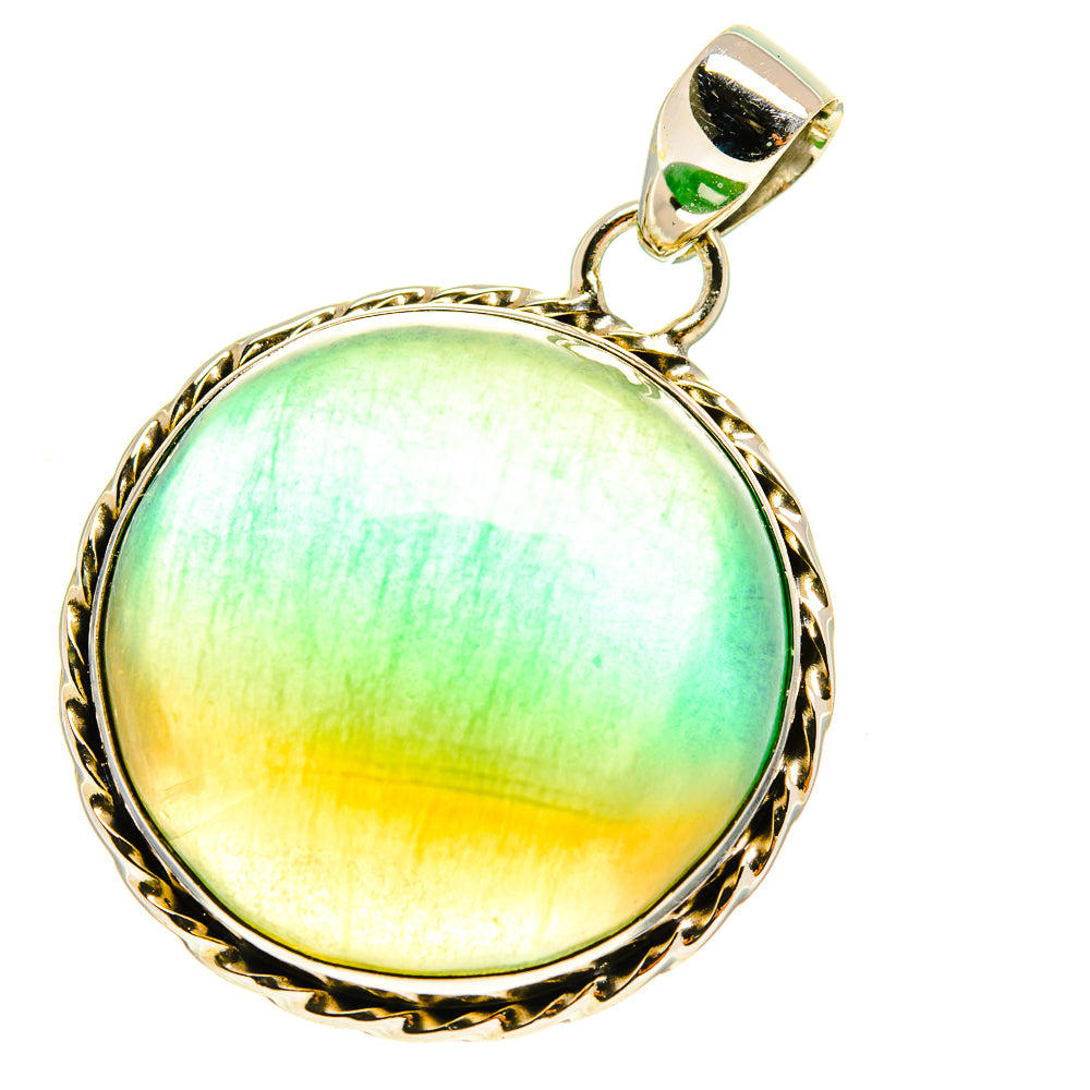 Green Fluorite Pendants handcrafted by Anasilvercos - PD759934