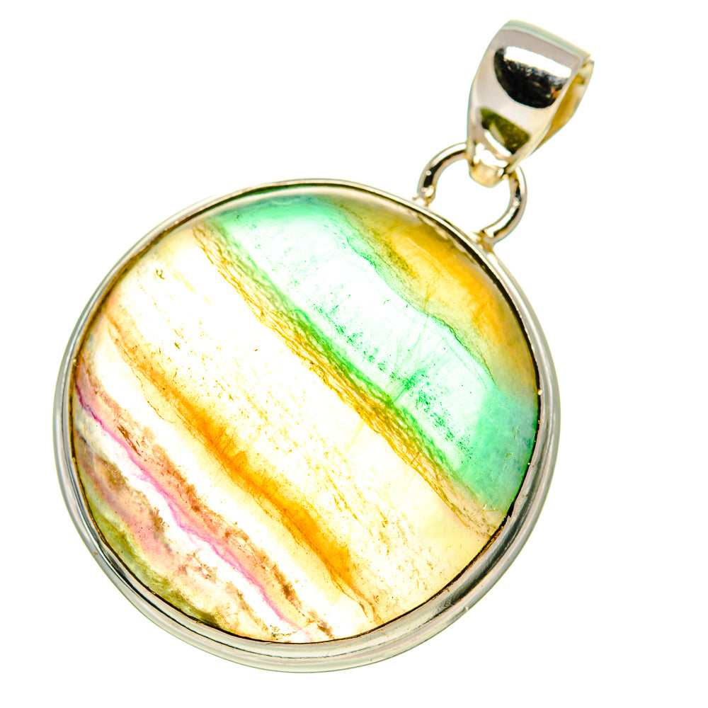 Green Fluorite Pendants handcrafted by Anasilvercos - PD759938