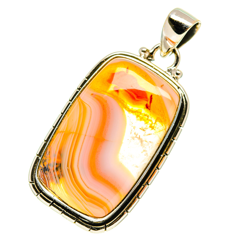 Botswana Agate Pendants handcrafted by Anasilvercos - PD759939