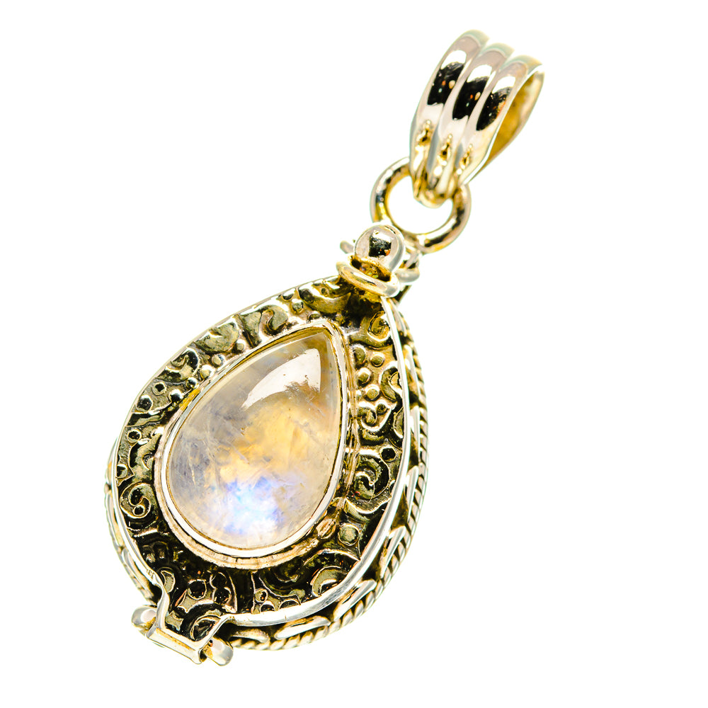 Rainbow Moonstone Pendants handcrafted by Anasilvercos - PD759941
