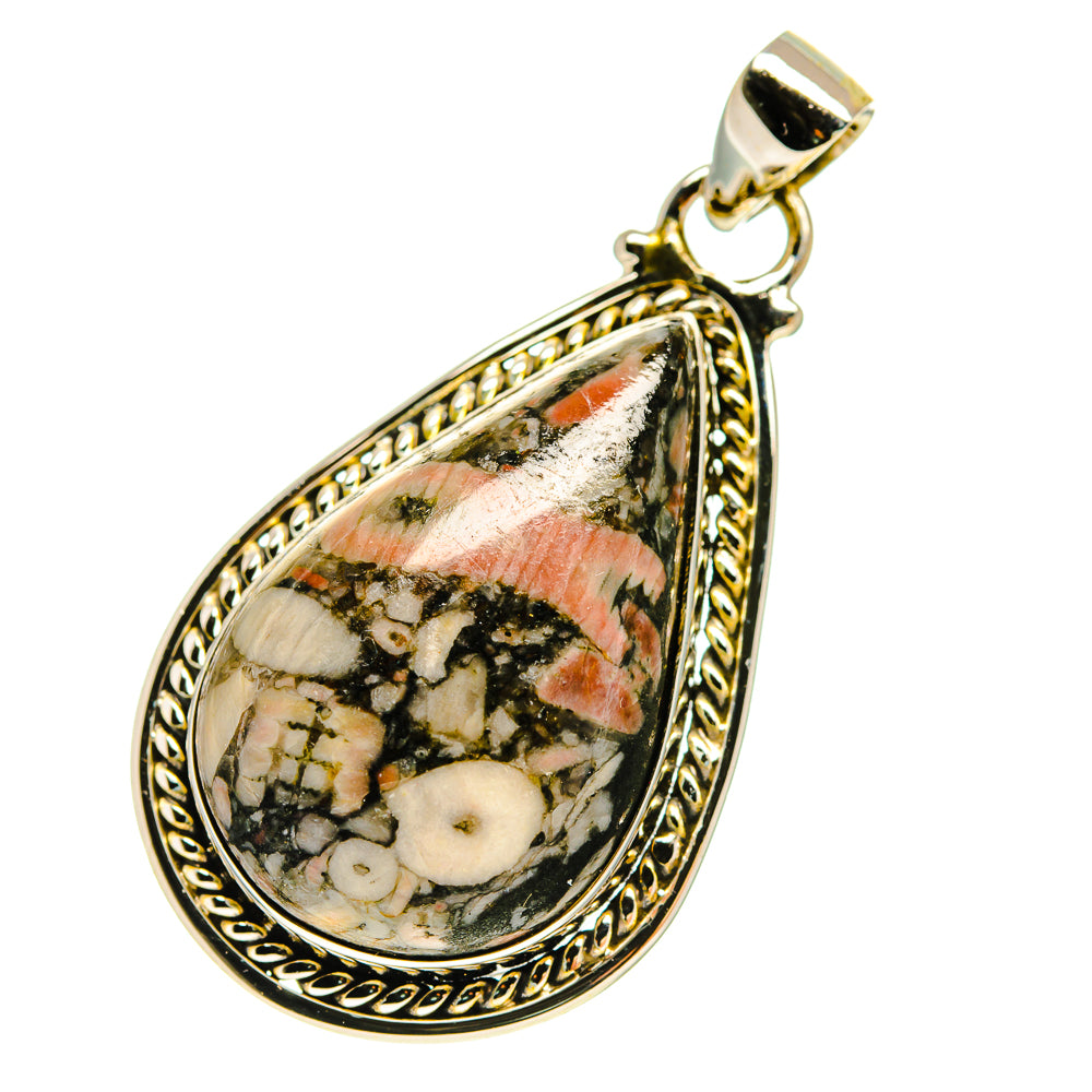 Crinoid Fossil Pendants handcrafted by Anasilvercos - PD759946