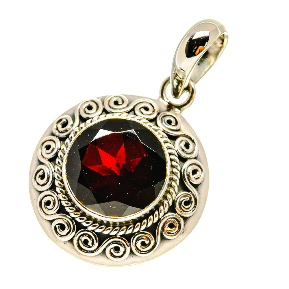 Garnet Pendants handcrafted by Anasilvercos - PD759964