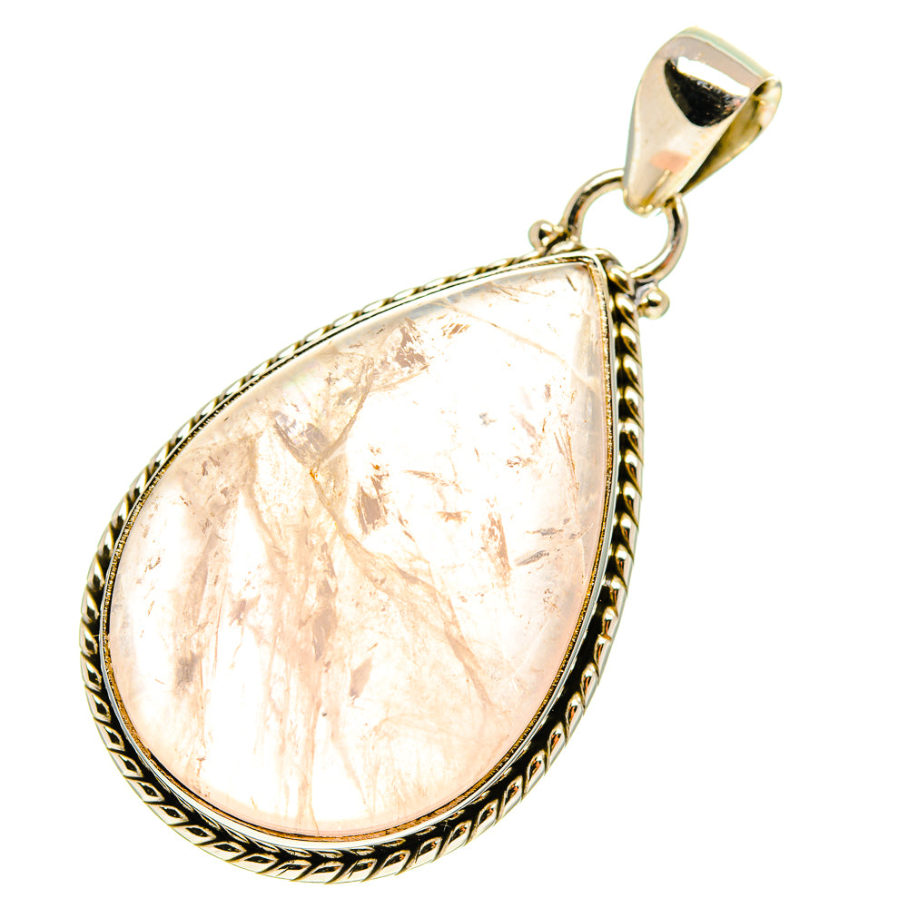 Rose Quartz Pendants handcrafted by Anasilvercos - PD759971