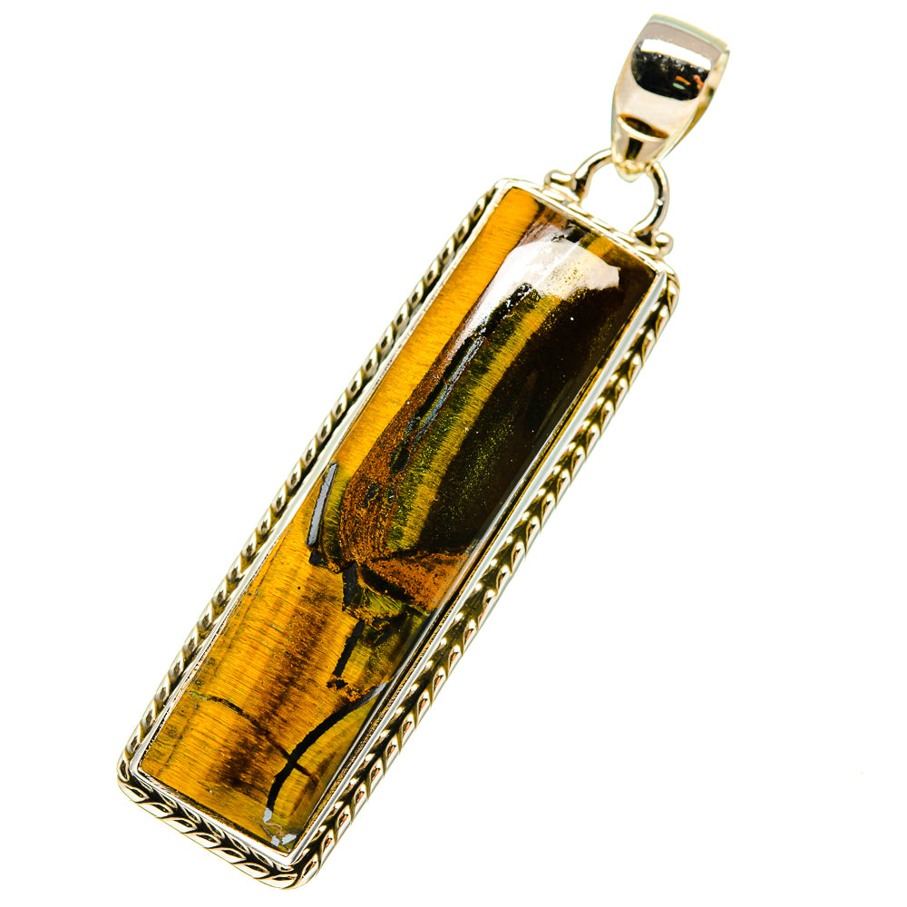 Tiger Eye Pendants handcrafted by Anasilvercos - PD759972