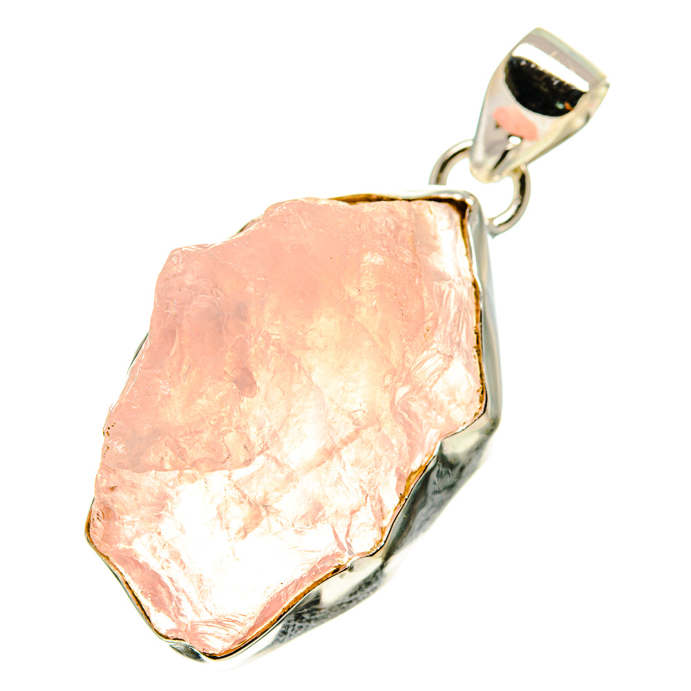 Rose Quartz Pendants handcrafted by Anasilvercos - PD759976