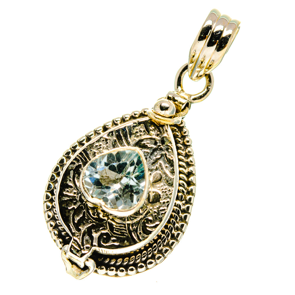 Blue Topaz Pendants handcrafted by Anasilvercos - PD759977