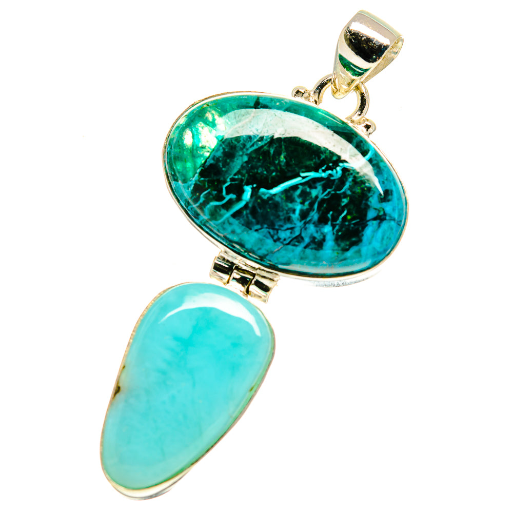 Chrysocolla Pendants handcrafted by Anasilvercos - PD759998