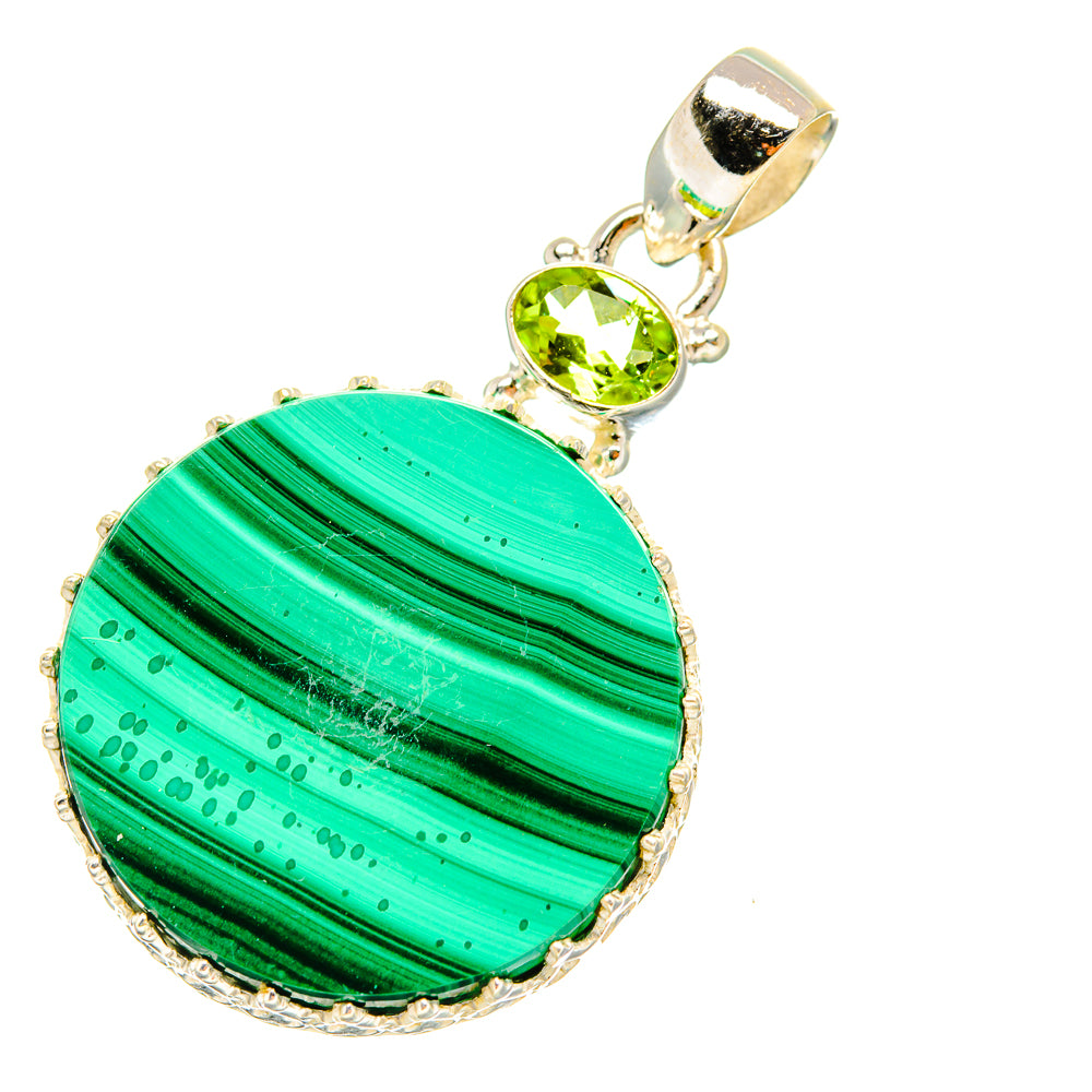 Malachite Pendants handcrafted by Anasilvercos - PD7600