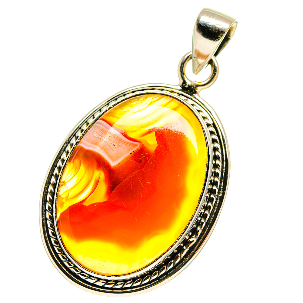 Botswana Agate Pendants handcrafted by Anasilvercos - PD760001