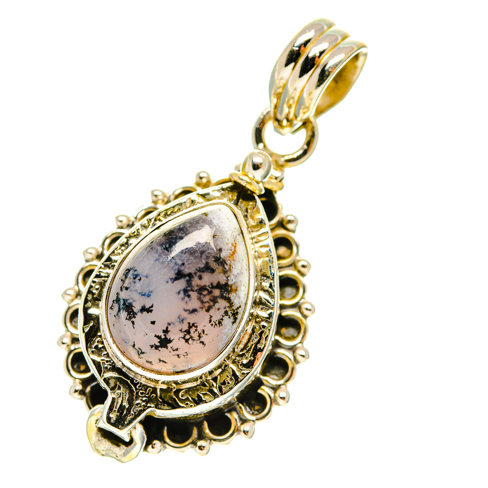 Dendritic Opal Pendants handcrafted by Anasilvercos - PD760019