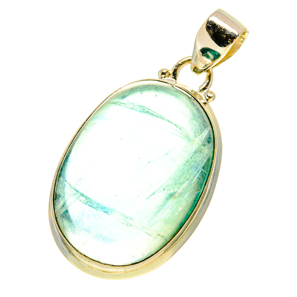 Blue Fluorite Pendants handcrafted by Anasilvercos - PD760039