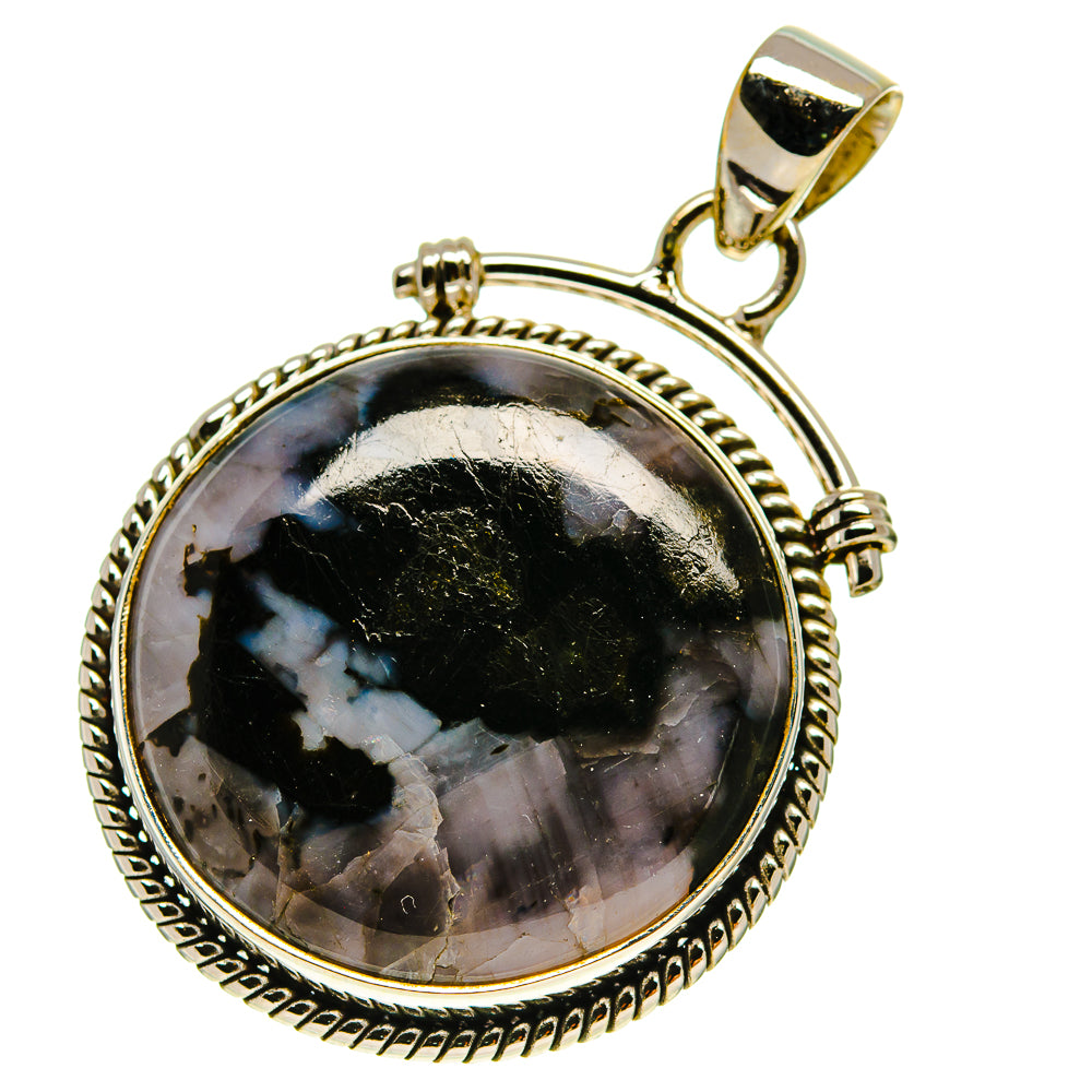 Gabbro Stone Pendants handcrafted by Anasilvercos - PD760041