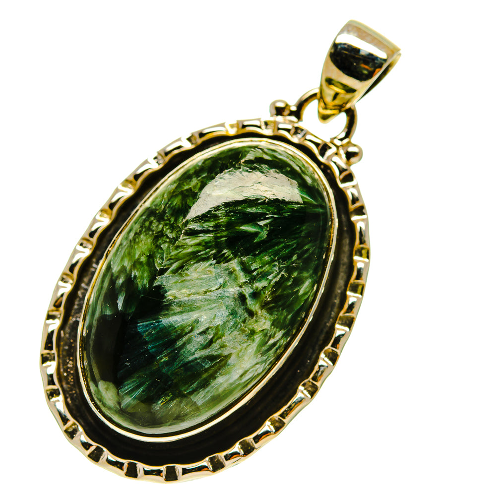 Seraphinite Pendants handcrafted by Anasilvercos - PD760046