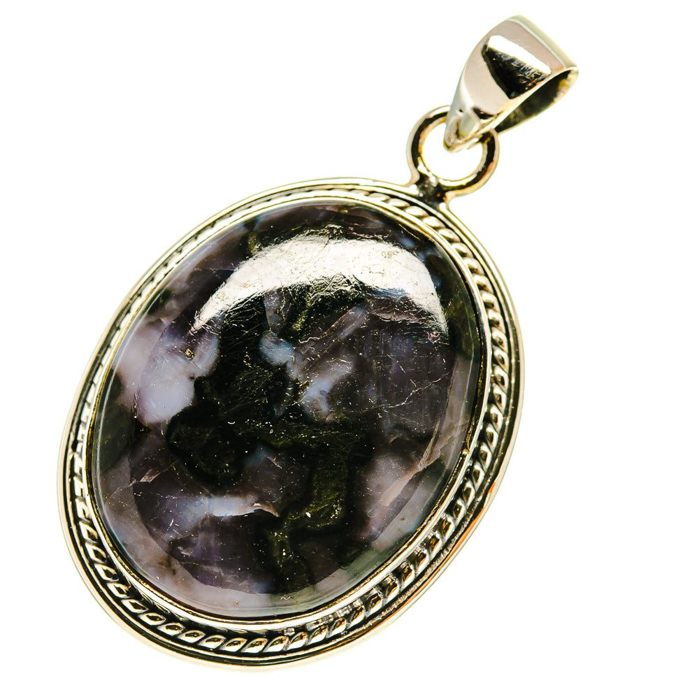 Gabbro Stone Pendants handcrafted by Anasilvercos - PD760050