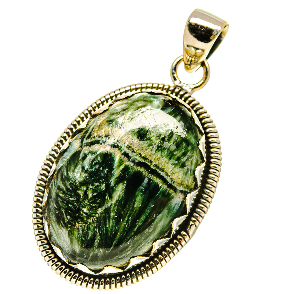 Seraphinite Pendants handcrafted by Anasilvercos - PD760055