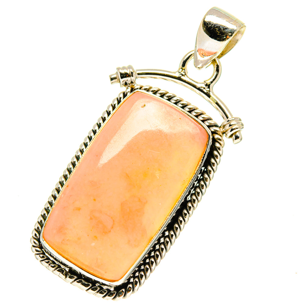 Pink Opal Pendants handcrafted by Anasilvercos - PD760098
