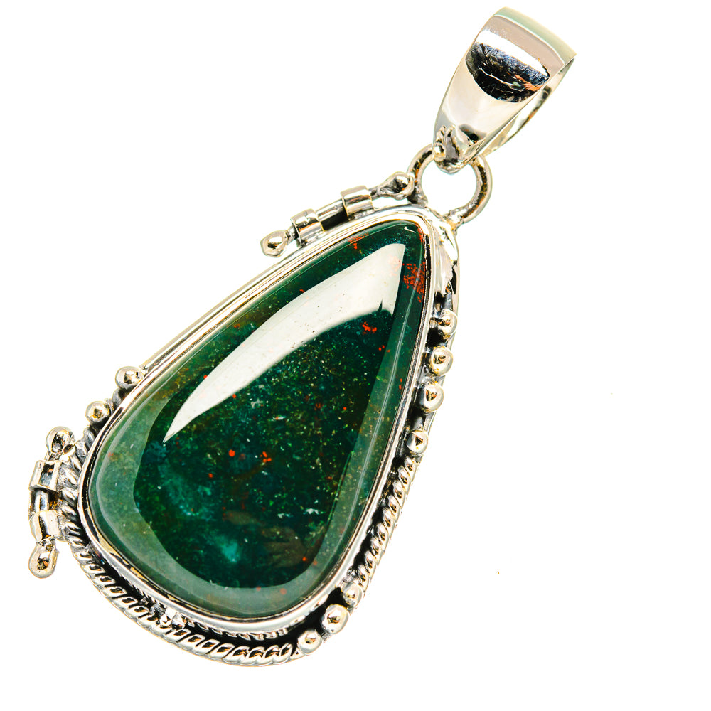 Bloodstone Pendants handcrafted by Anasilvercos - PD7601