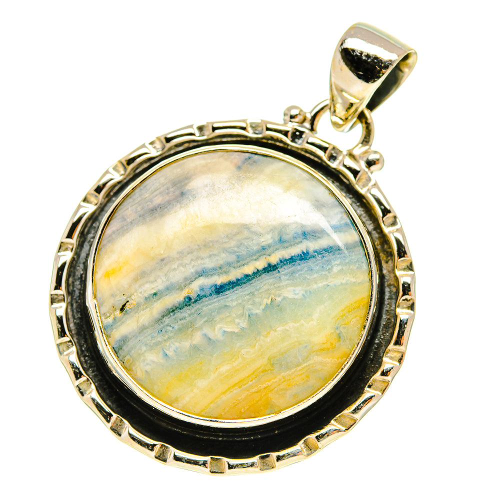 Blue Scheelite Pendants handcrafted by Anasilvercos - PD760113