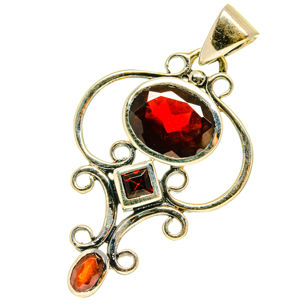 Garnet Pendants handcrafted by Anasilvercos - PD760118