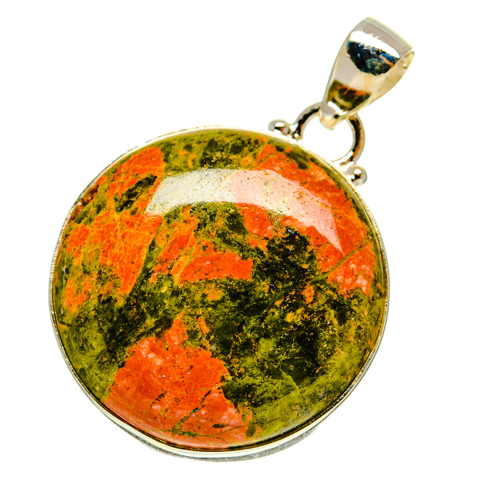 Unakite Pendants handcrafted by Anasilvercos - PD760128