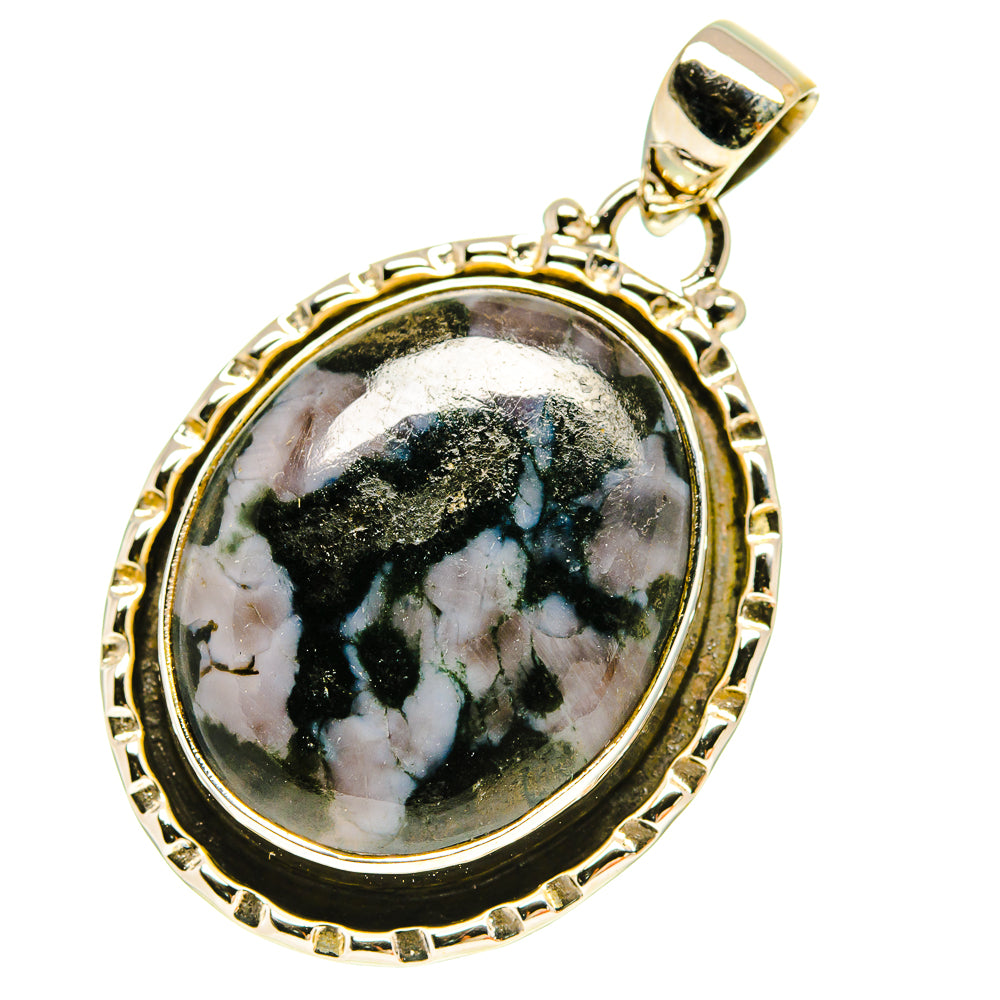 Gabbro Stone Pendants handcrafted by Anasilvercos - PD760132