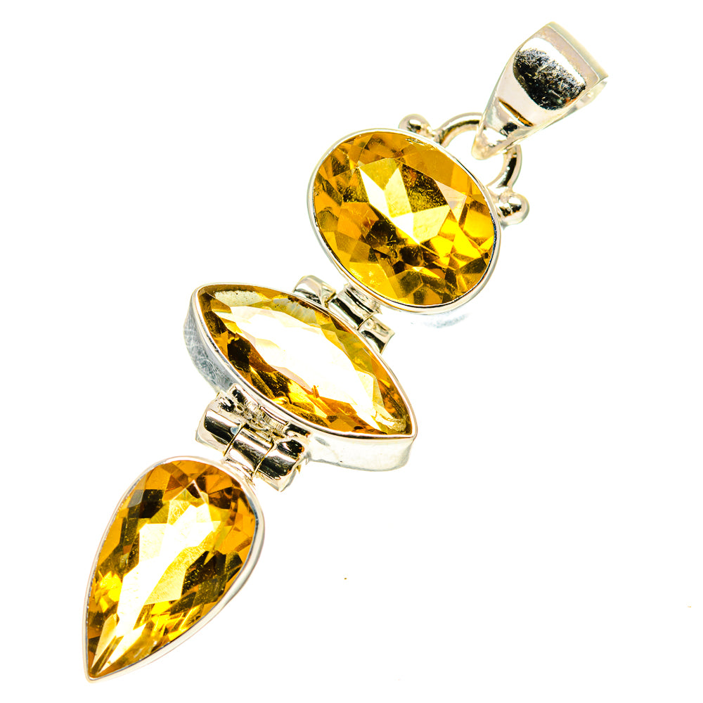 Citrine Pendants handcrafted by Anasilvercos - PD760134