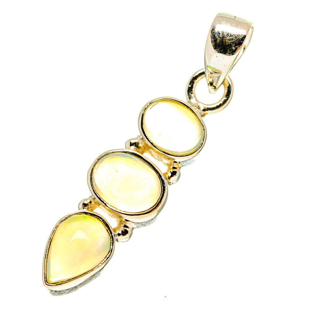 Ethiopian Opal Pendants handcrafted by Anasilvercos - PD760135