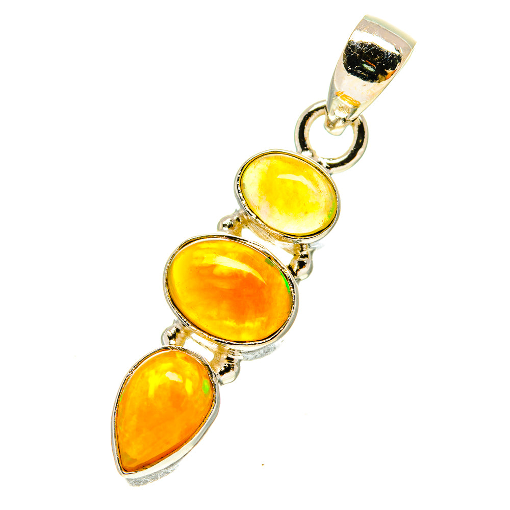 Ethiopian Opal Pendants handcrafted by Anasilvercos - PD760138