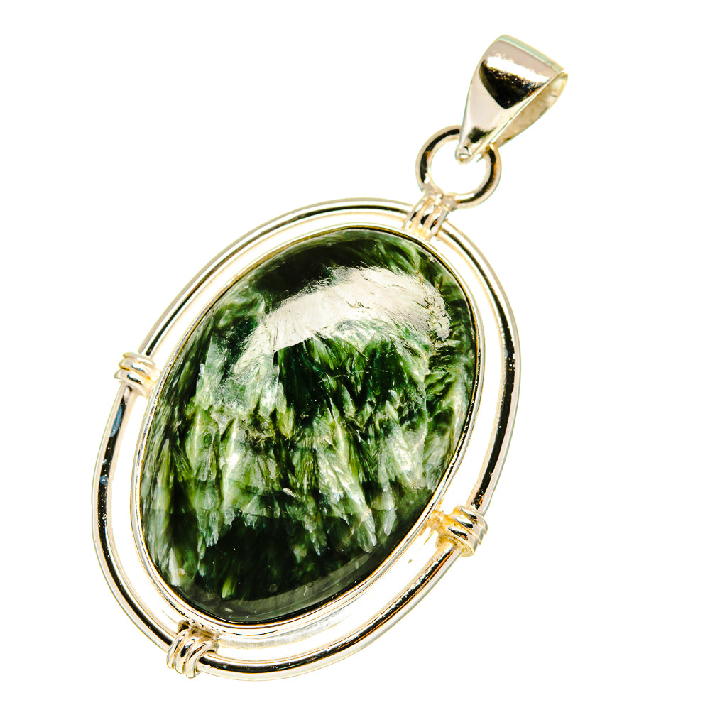 Seraphinite Pendants handcrafted by Anasilvercos - PD760158