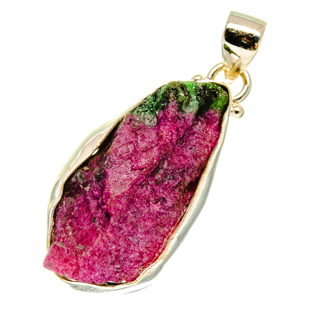 Ruby Zoisite Pendants handcrafted by Anasilvercos - PD760165