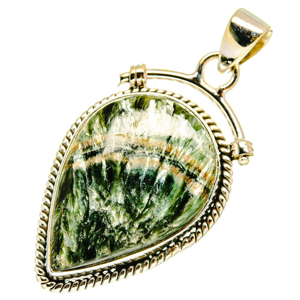 Seraphinite Pendants handcrafted by Anasilvercos - PD760167